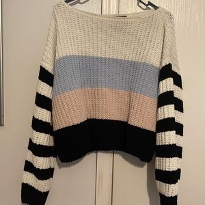 Super cute off the shoulder sweater